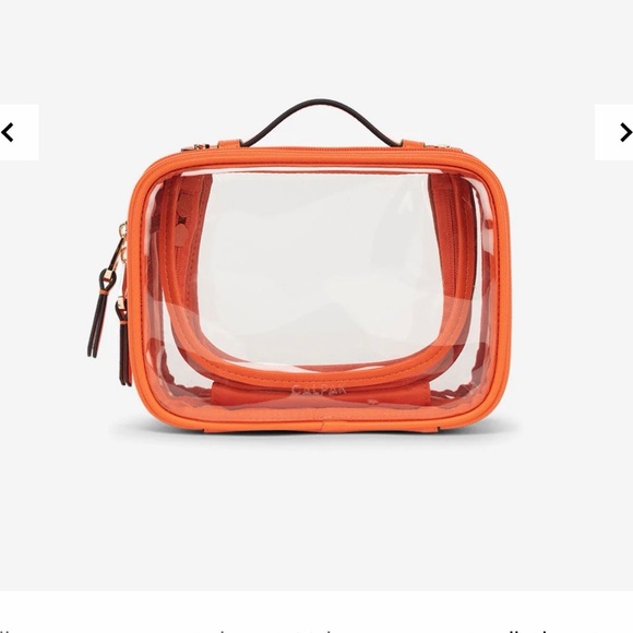 Calpak small cosmetics case in papaya (Orange) - Picture 3 of 7